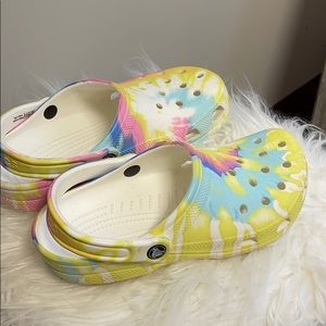 Tye Dye Crocs